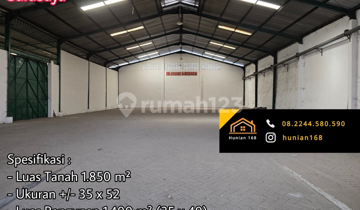 JUAL SEWA Gudang Suri Mulia Permai Margomulyo Indah Raya Surabaya