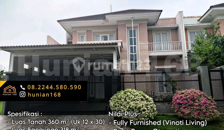 Sell Luxury House in Puri Galaxy Galaksi Bumi Permai Cluster Bougainville, Lotus Garden Cover, East Surabaya, Pakuwon City, Araya 1 & 2 1