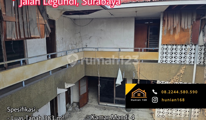 House, Land, Raya Legundi, Ambengan, Central City Center, Surabaya