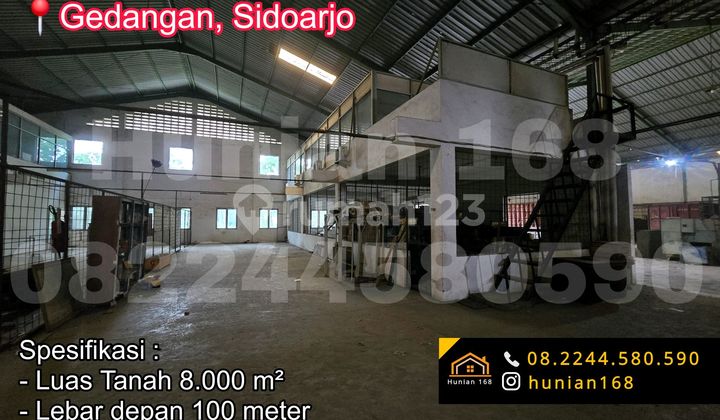 For Sale of Former Factory Warehouse Industrial Land in Gedangan Sukodono Buduran East Ring Sidoarjo For Sale of Former Factory Warehouse Industrial Land in Gedangan Sukodono Buduran East Ring Sidoarjo