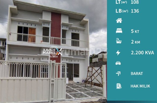 Rumah Minimalis Gaya Modern Kondisi Baru di Krebet Bululawang Malang Rumah Minimalis Gaya Modern Kondisi Baru di Krebet Bululawang Malang