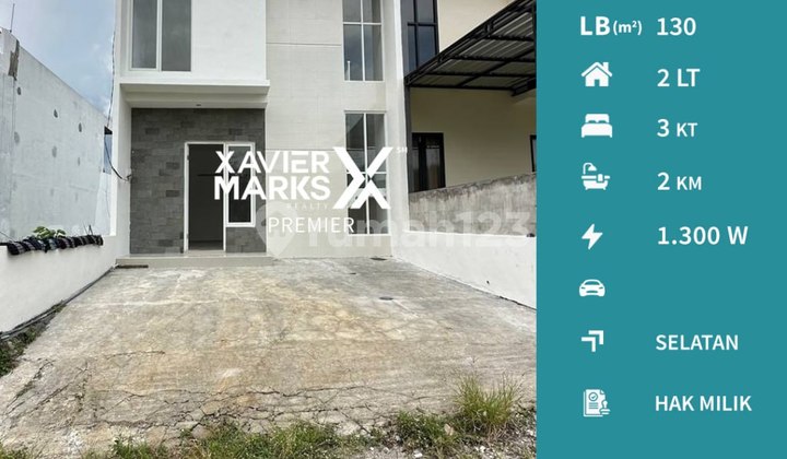 Rumah Siap Huni Desain Modern di Sanata Village Kedungkandang Malang