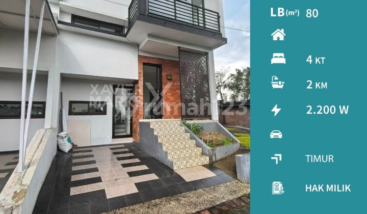 Rumah dengan View Bagus di Perumahan Merjosari Lowokwaru Malang 1