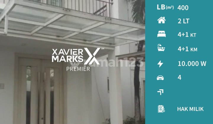 Rumah Mewah di Belleza Permata Hijau Grogol Kebayoran Lama, Jakarta Selatan