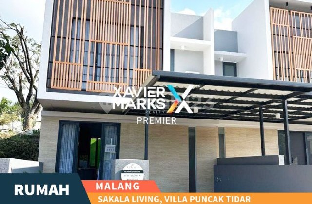 Rumah Konsep Resort Di Sakala Living Villa Puncak Tidar Malang