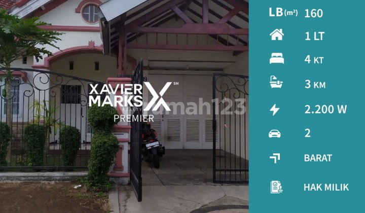 Rumah Klasik Blok Depan Di Pondok Blimbing Indah Araya Malang