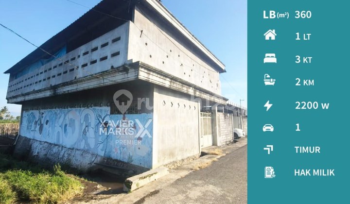House + Active Chicken Farm in Bokor, Tumpang, Malang