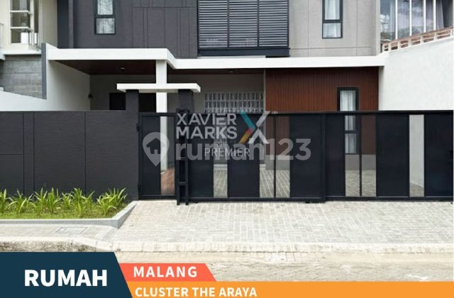 Rumah Baru Gress Tema Modern Tropis Di Cluster The Araya Malang Rumah Baru Gress Tema Modern Tropis Di Cluster The Araya Malang