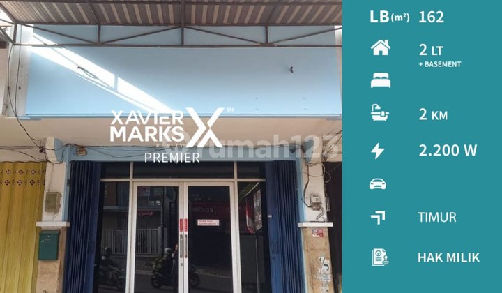 Ruko 3 Lantai Cocok Berbagai Usaha di Jl Bondowoso Malang