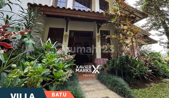 Villa Aktif Full Furnish View Pegunungan di Songgoriti Batu Malang