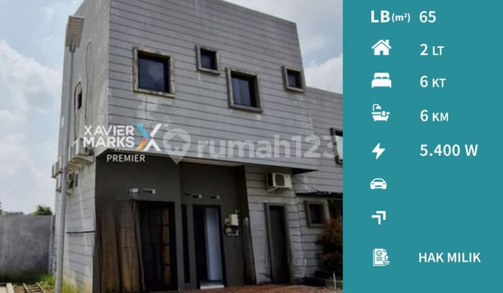 Rumah Full Furnish Dekat Binus di Kvadra Araya Malang 