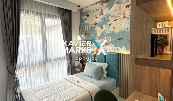 Rumah Konsep Resort di Sakala Living Villa Puncak Tidar Malang