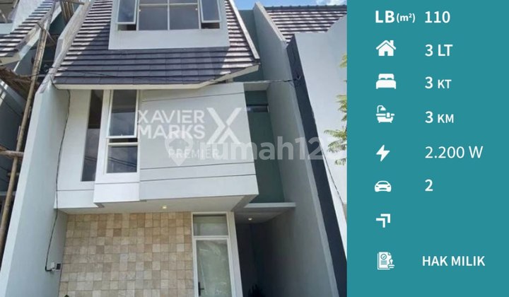 Rumah 3 Lantai Bangunan Baru di Tumenggung Suryo Malang Rumah 3 Lantai Bangunan Baru di Tumenggung Suryo Malang