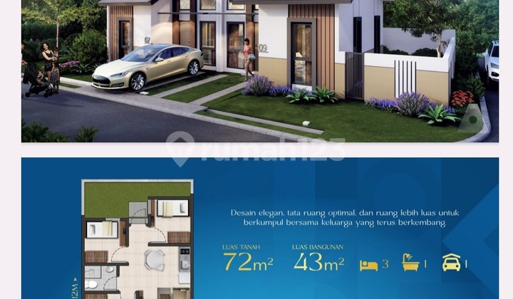 Rumah Dijual Type Cakra Di Anandaya Home Resort