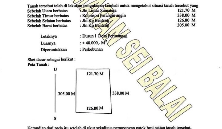 Dijual Tanah Pekarangan Lokasi Sangat Strategis 2