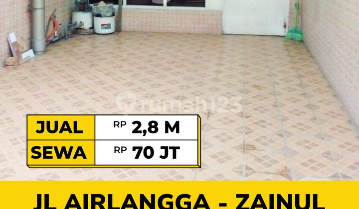 Jual / Sewa Ruko 3,5 Tingkat Siap Huni Di Inti Kota Jl Airlangga