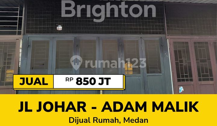 Rumah Inti Kota - Harga Affordable - Jl Johar - Adam Malik