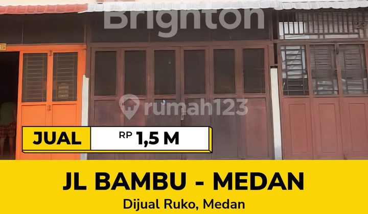 Ruko Bagus - Inti Kota - 3,5 Tingkat - Jl Bambu - Medan Timur
