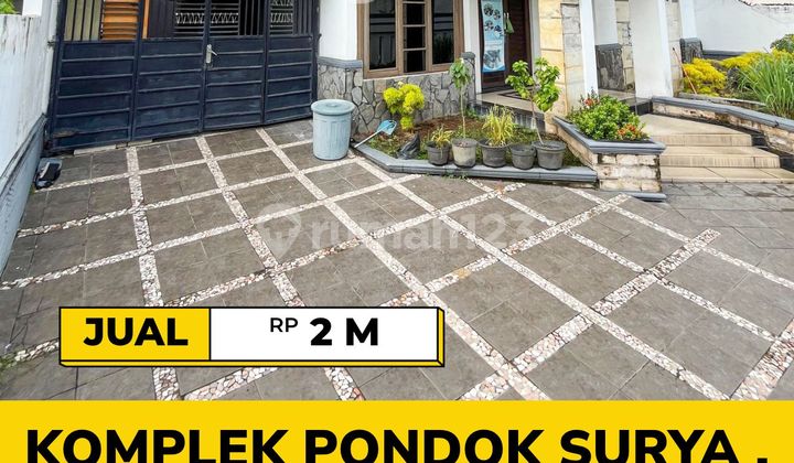 Rumah Siap Huni Luas 420 Mtr Persegi Di Komplek Pondok Surya