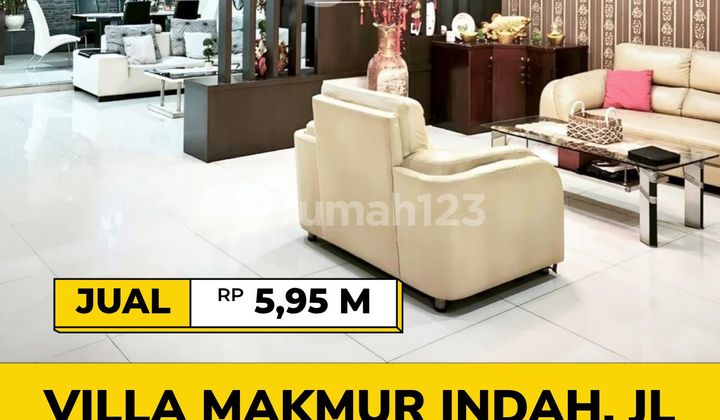 Rumah Full Furnished Komplek Villa Makmur Indah, Adam Malik Rumah Full Furnished Komplek Villa Makmur Indah, Adam Malik