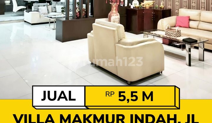 Rumah Full Furnished Komplek Villa Makmur Indah, Adam Malik Rumah Full Furnished Komplek Villa Makmur Indah, Adam Malik