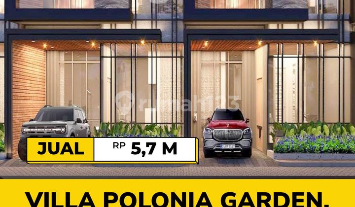 Villa Polonia Garden Type Ebony Siap Huni Komplek Cbd Polonia