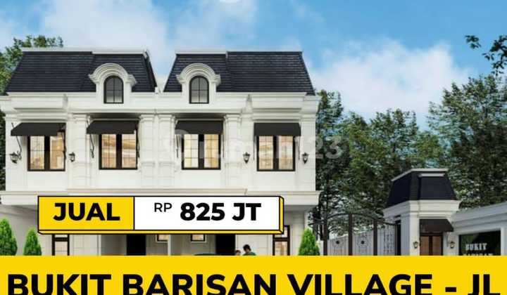 Sisa 1 Unit Rumah Villa Lebar 6 Meter Jl Bukit Barisan 2 - Medan