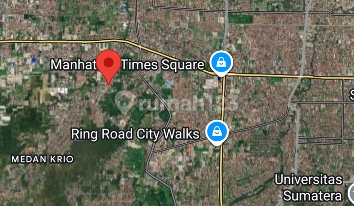 Land Area 1058 M2 Plus Building - SHM - Sei Mencirim Sunggal 2