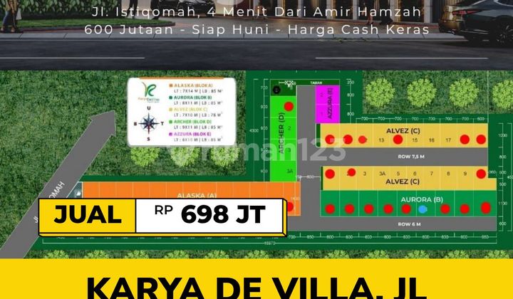 Karya De Villa Siap Huni Lebar 7Mtr - Karya , Kapt Muslim