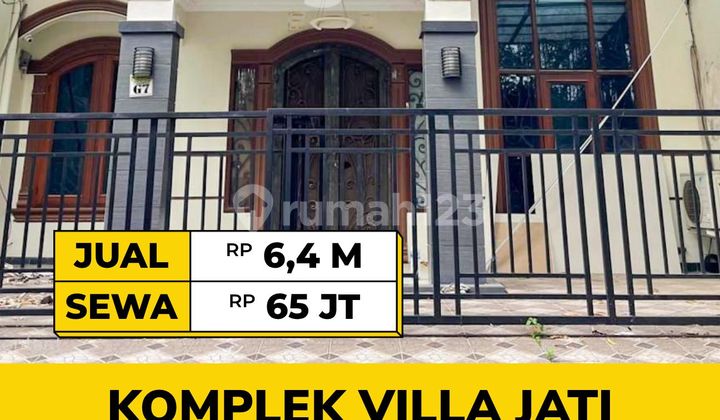 Semi-Furnished House Villa for Rent in Villa Jati Mas Complex