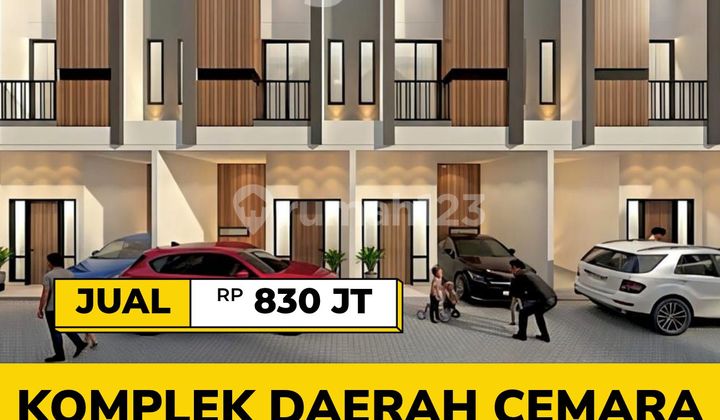 Town House Vila Baru 2,5 Tingkat - Komplek Daerah Cemara