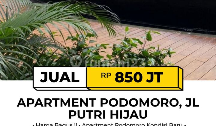 Apartment Podomoro 1 Bedroom Size 42 Sqm New Condition Developer Handover Apartment Podomoro 1 Bedroom Size 42 Sqm New Condition Developer Handover