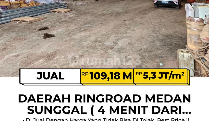 Large Warehouse on 2 Hectares of Land in the Ringroad Medan Sunggal Area Large Warehouse on 2 Hectares of Land in the Ringroad Medan Sunggal Area