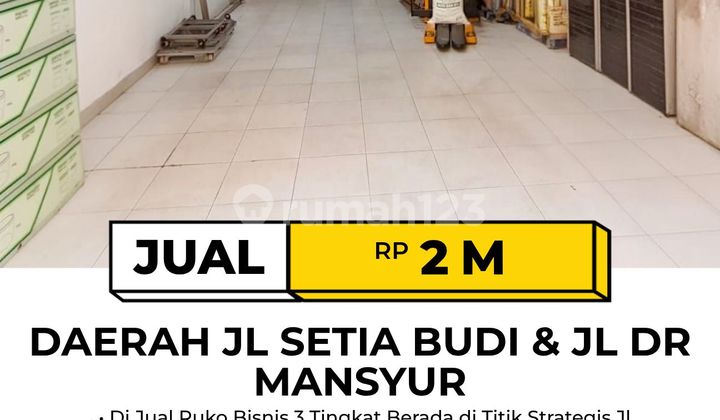 Ready-to-Occupy Business Shop House at Strategic Point on Jl Setia Budi Medan 1
