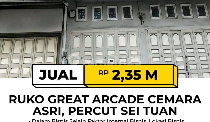 Semi-Furnished Shophouse Great Arcade Cemara Asri Medan Semi-Furnished Shophouse Great Arcade Cemara Asri Medan