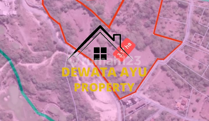 LAHAN PREMIUM 4,17HA ZONA PARIWISATA KAWASAN VILLA DI SAWANGAN