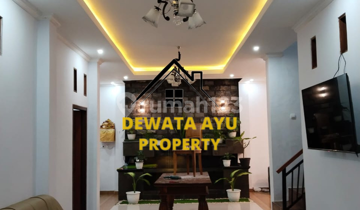 RUMAH BARU SEMI VILLA 5 KAMAR LAHAN 150M2 FURNISHED DI ABIAN BASE 2