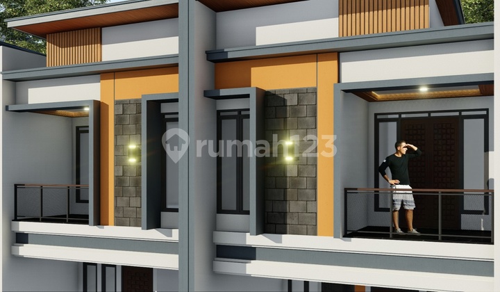 Rumah Baru di Kota Depok 2 Lantai Dekat Stasiun 2