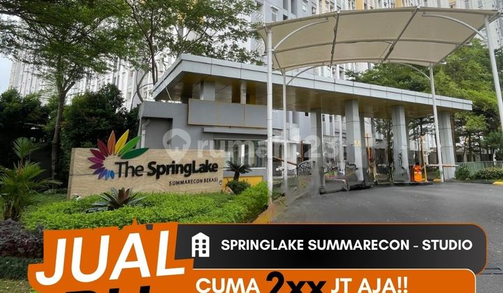 FOR SALE APARTMENT THE SPRINGLAKE SUMMARECON BEKASI STUDIO 1