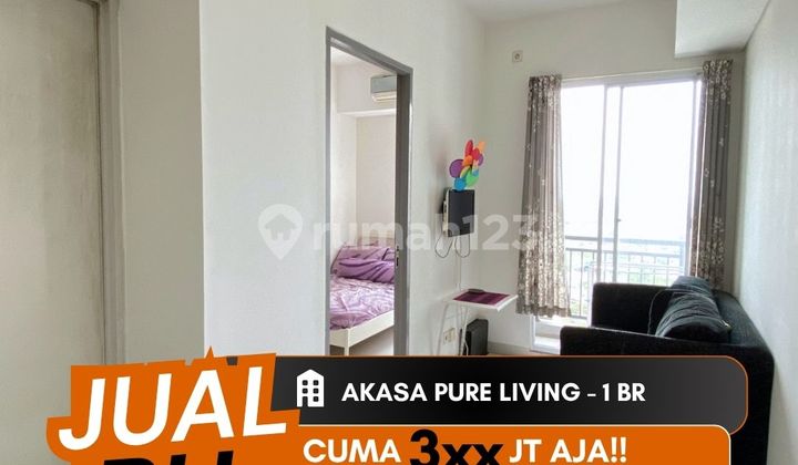 FOR SALE AKASA PURE LIVING BSD APARTMENT 1BR FULLY FURNISHED