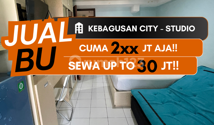 Jual Murah BU Kebagusan City Apartment Studio Area TB Simatupang Jual Murah BU Kebagusan City Apartment Studio Area TB Simatupang