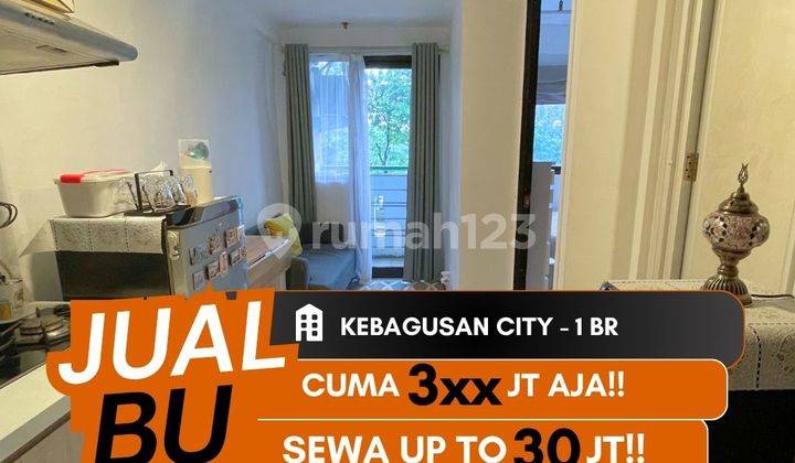 QUICK SALE MRS APARTMENT KEBAGUSAN CITY 1BR FULL FURNISHED SOUTH JAKARTA