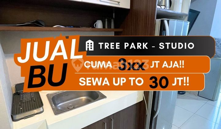 Jual Bu Apartemen Treepark Serpong Bsd City Studio Furnished