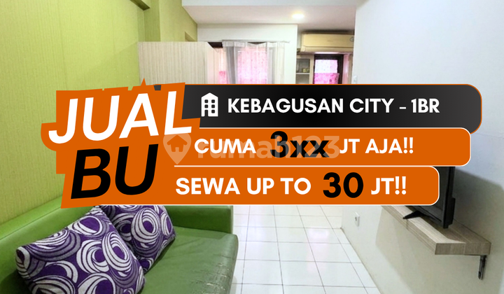 Translation: Sell Apartment Kebagusan City 1Br 5 Minutes to Aeon Translation: Sell Apartment Kebagusan City 1Br 5 Minutes to Aeon