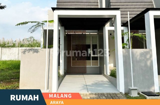 Rumah Modern Dengan Inner Courtyard Di Araya, Malang
