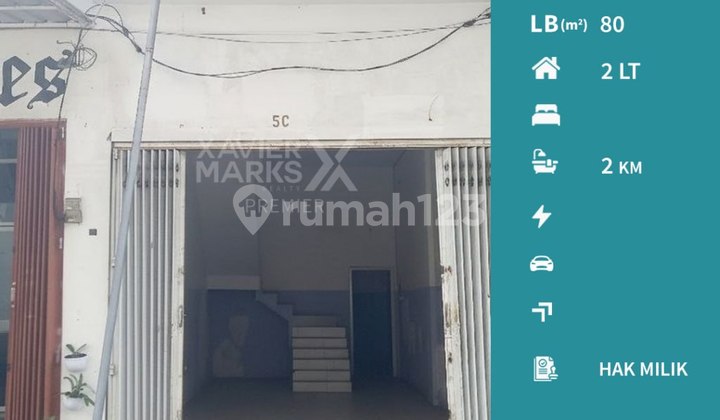 Ready-to-use shop house on Jalan Kertanegara, Pagentan Village, Singosari District, Malang Regency.