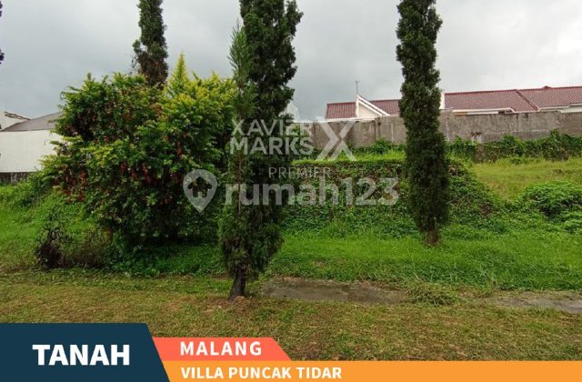 Tanah Kavling Siap Bangun di Villa Puncak Tidar Malang