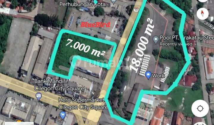 Tanah Komersial Di Jalan Raya Provinsi Cilegon Serang, Dekat Akses Tol Cilegon Timur, Banten