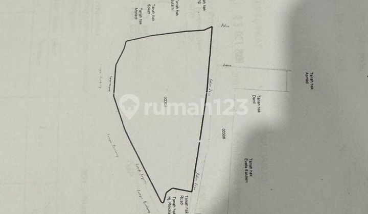 TANAH SEPANJANG SANGAT LUAS DIJUAL
