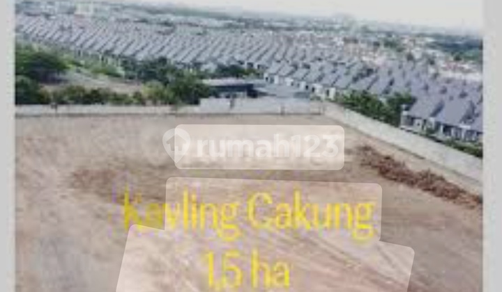 Vacant Land Open Yard 15,000 sqm Strategic Location Container Access Suitable for Parking/Heavy Equipment Menteng Edge, Cakung, East Jakarta